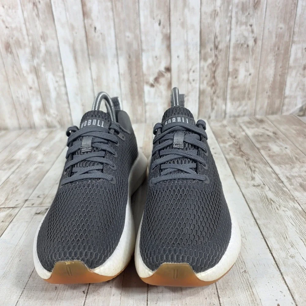 NOBULL Women Dark Gray Mesh Trainers Sneakers Athletic Shoes Size‎ 7